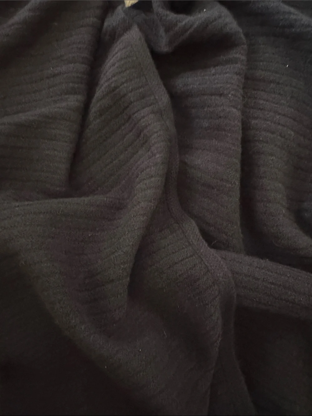 Source Unknown Black Men's Scarf